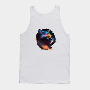 Cosmic Cat: Superiority in Space Tank Top